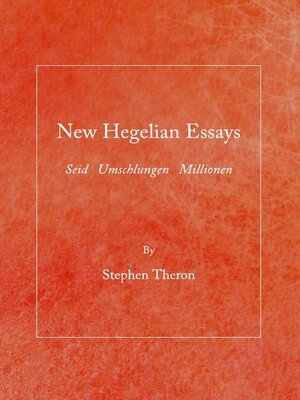 cover image of New Hegelian Essays